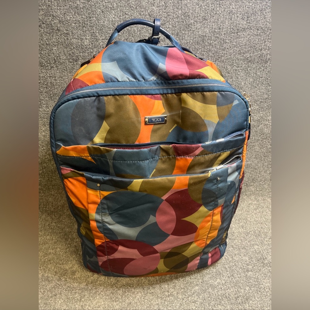 TUMI Soft Case Carry-on Colorful Multicolor Luggage
